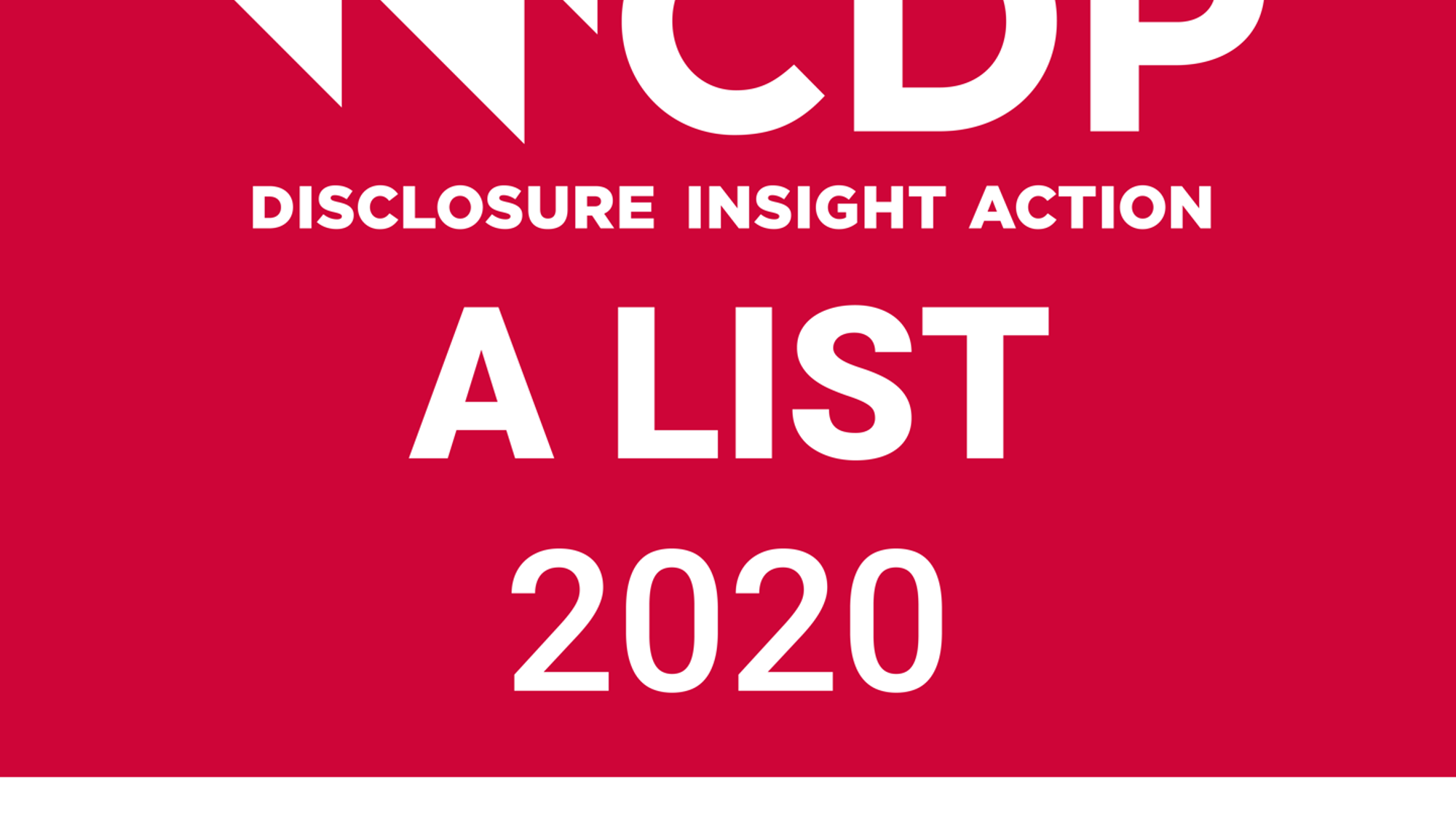 CDP CLIMATE stamp 2020