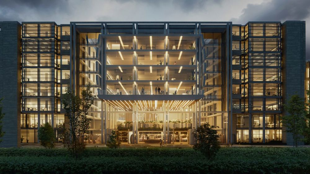 Oslo Atrium fasade