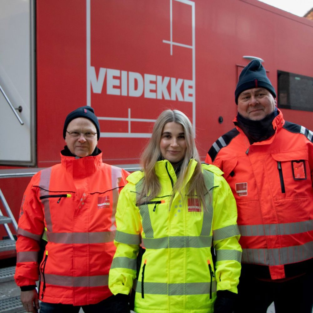 Teamet f. v.: Christian Evertsson, Maria Seljesæther og Steinar Hermansen