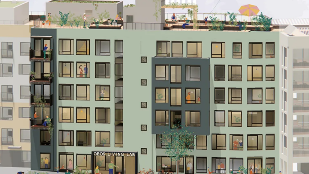 Living Lab illustrasjon fasade