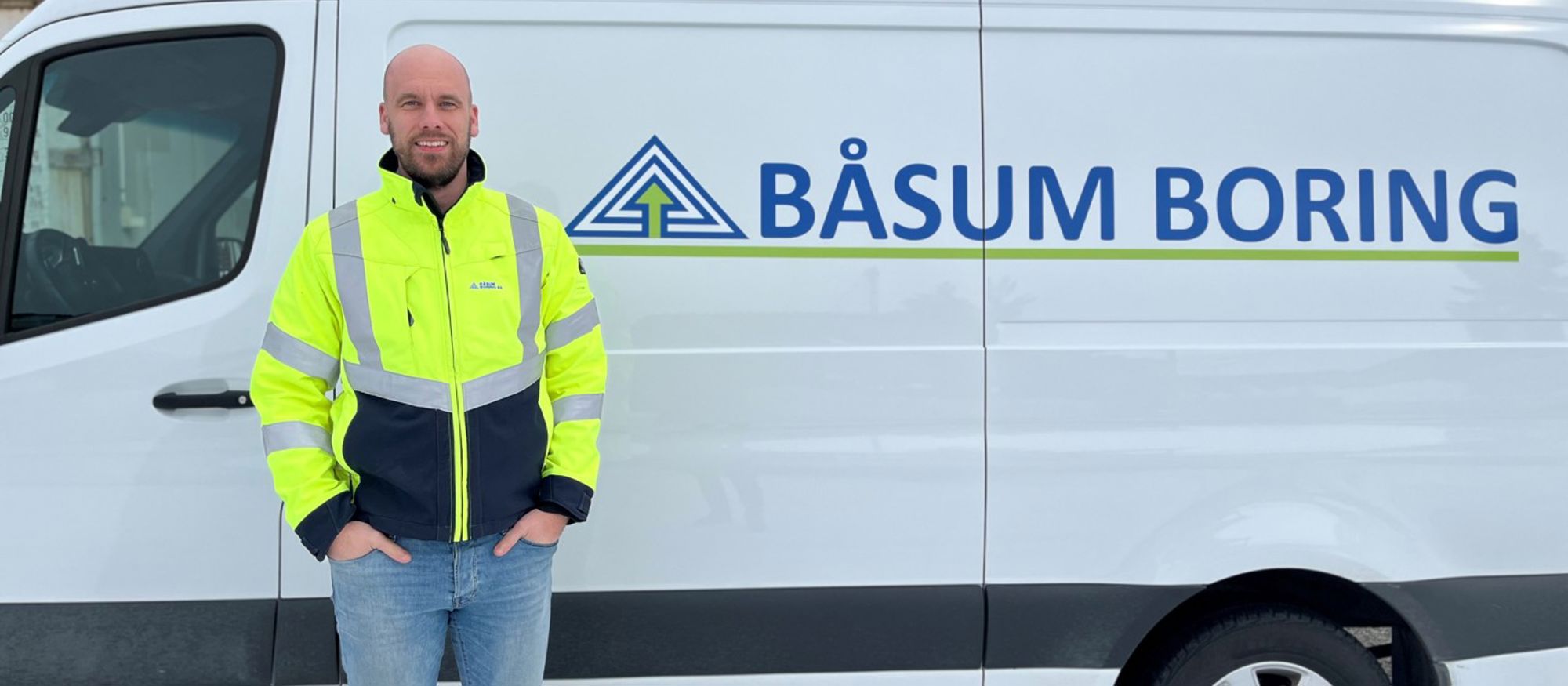 Daglig leder Magnus Sutherland Kristensen i Båsum Boring.