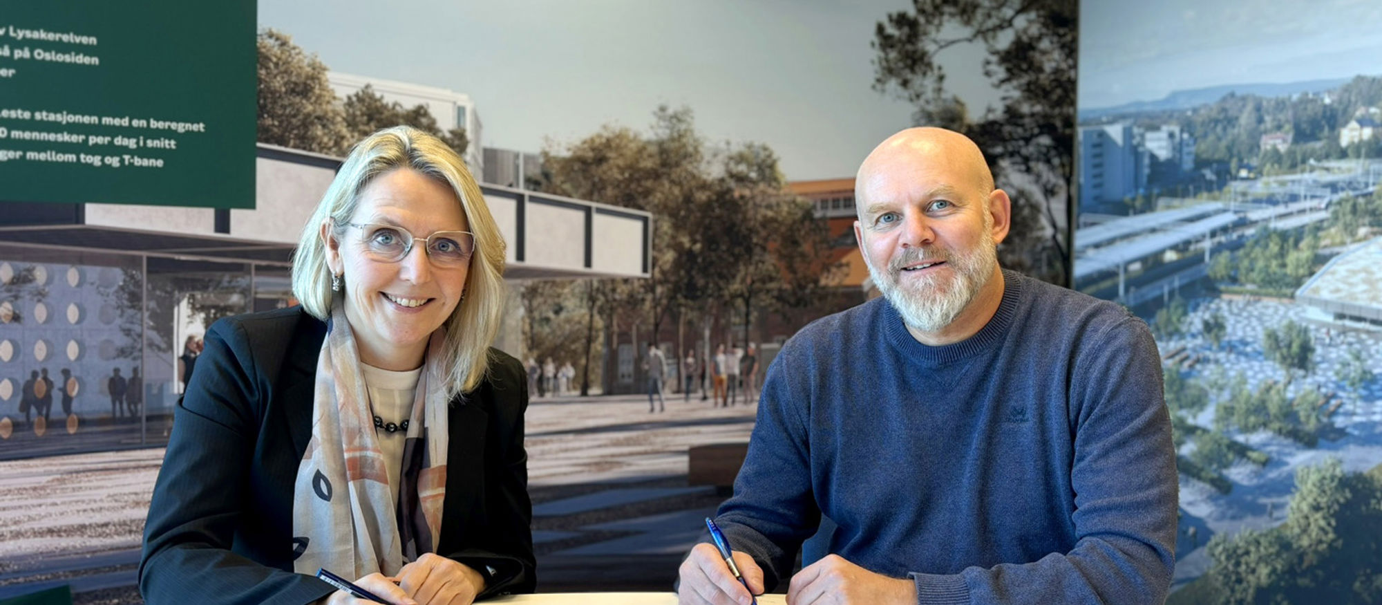 Signering K7 Fornebubanen