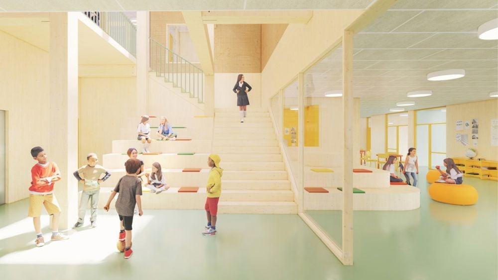 Krødsherad skole interiør