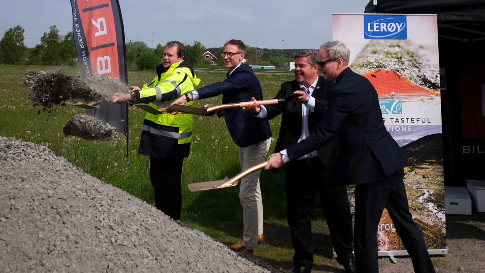 första spadtag Leröy