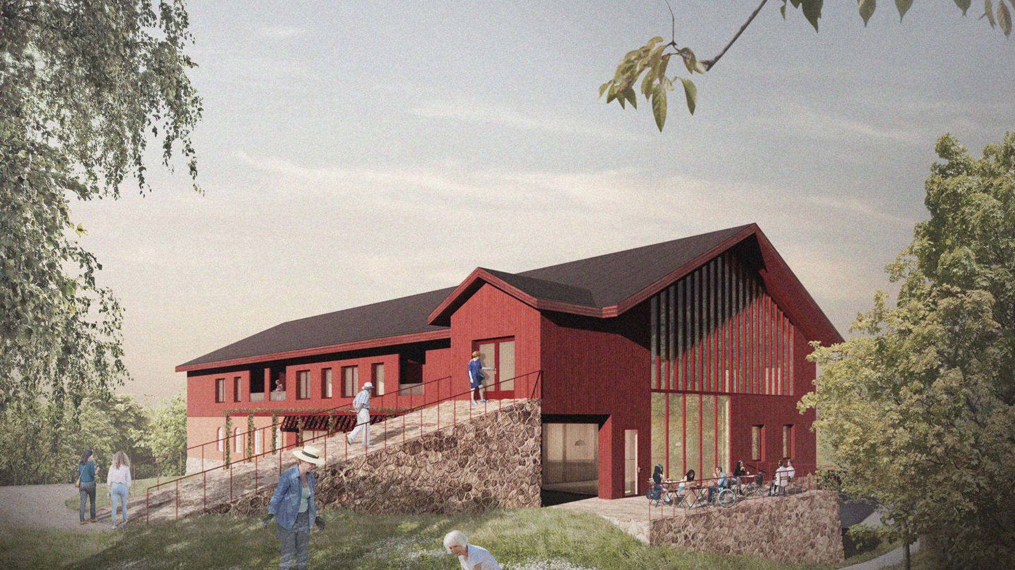 Nedre Sem låve nordøst