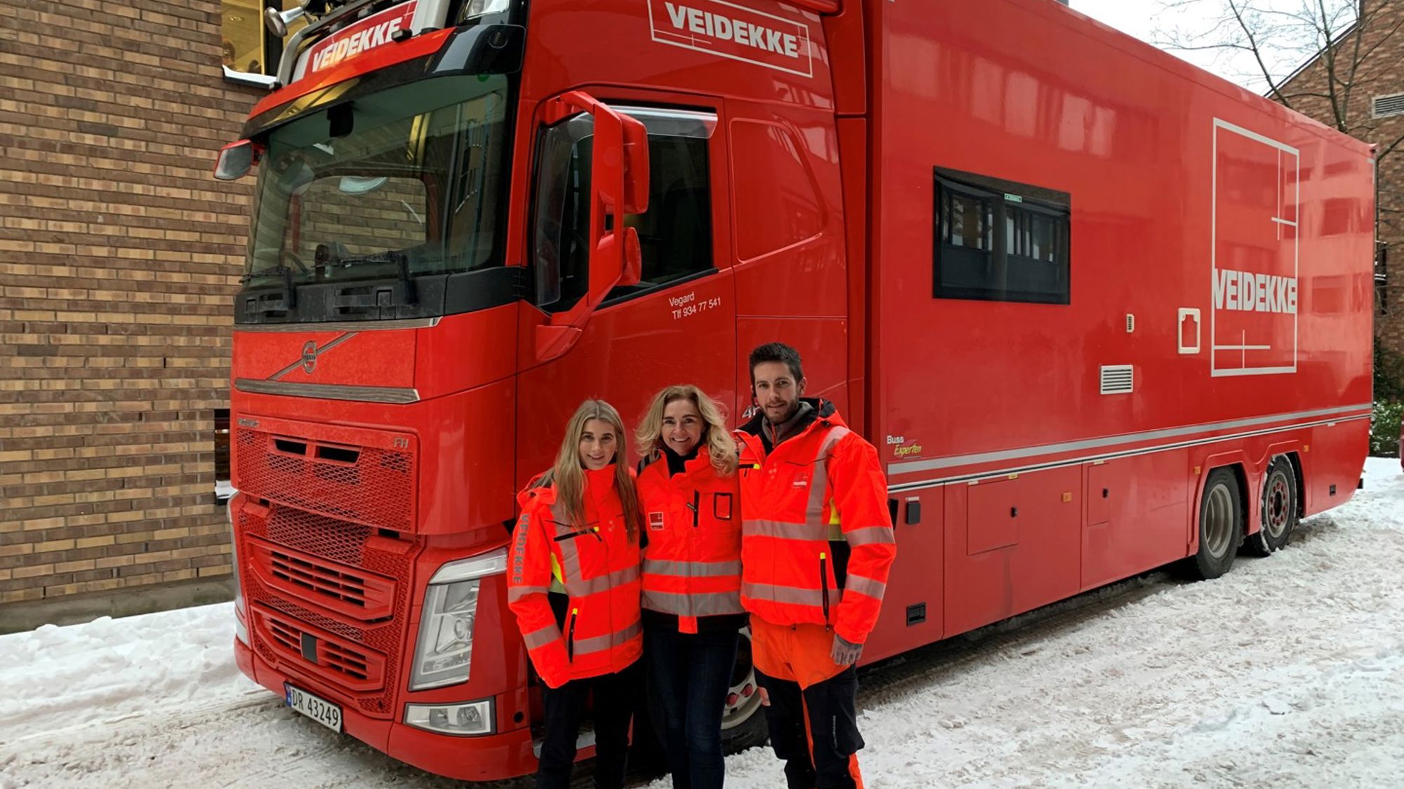 Turnebussen med kjerneteamet