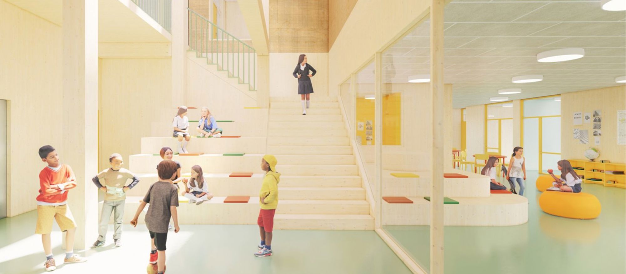 Krødsherad skole interiør