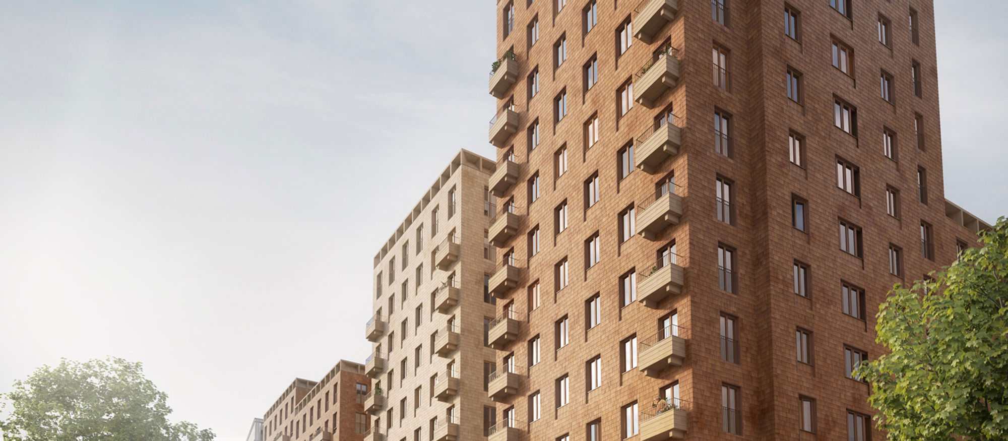 Cederhusen vy Hälsingegatan