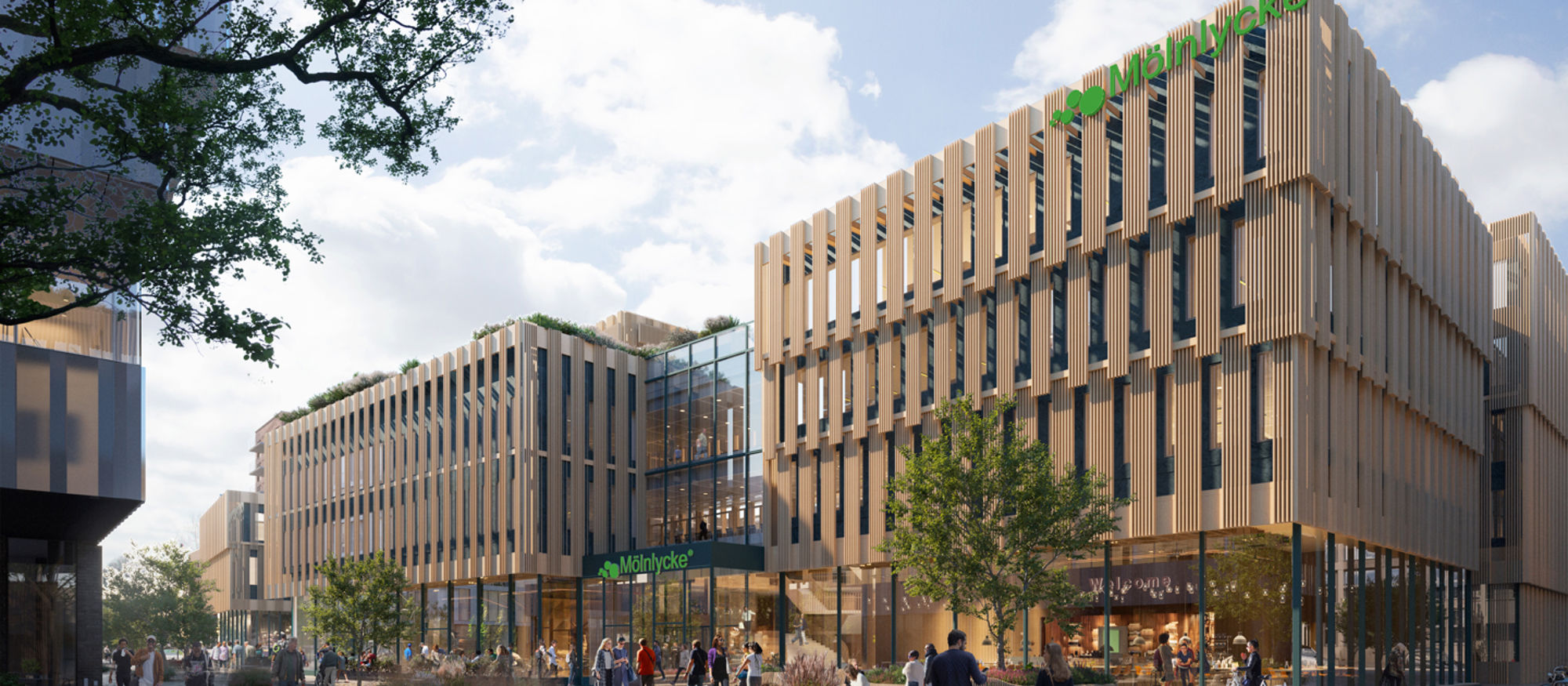 Mölnlyckes nye hovedkontor i Mölndal