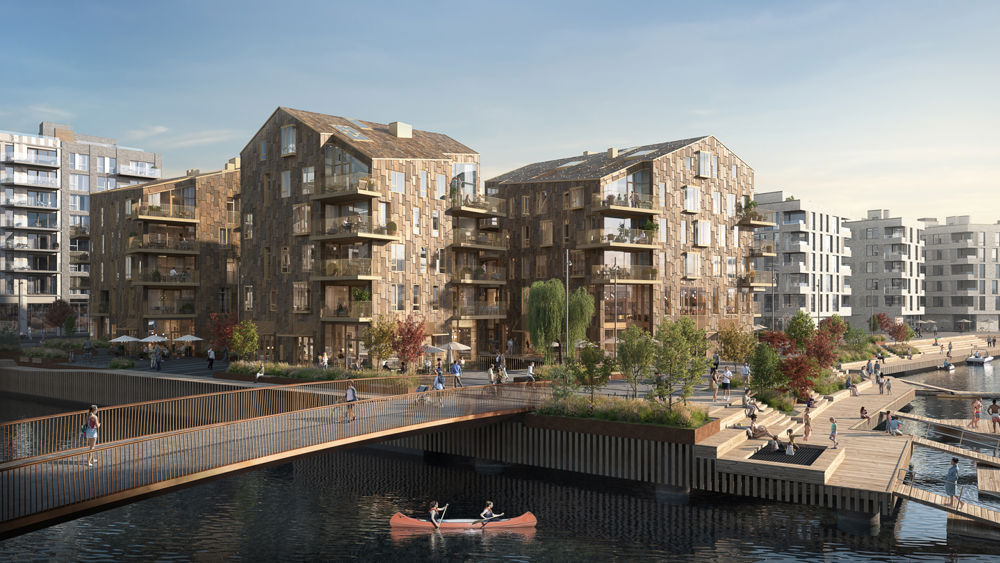 Vannkunsten Syd - Illustrasjon 3D Estate