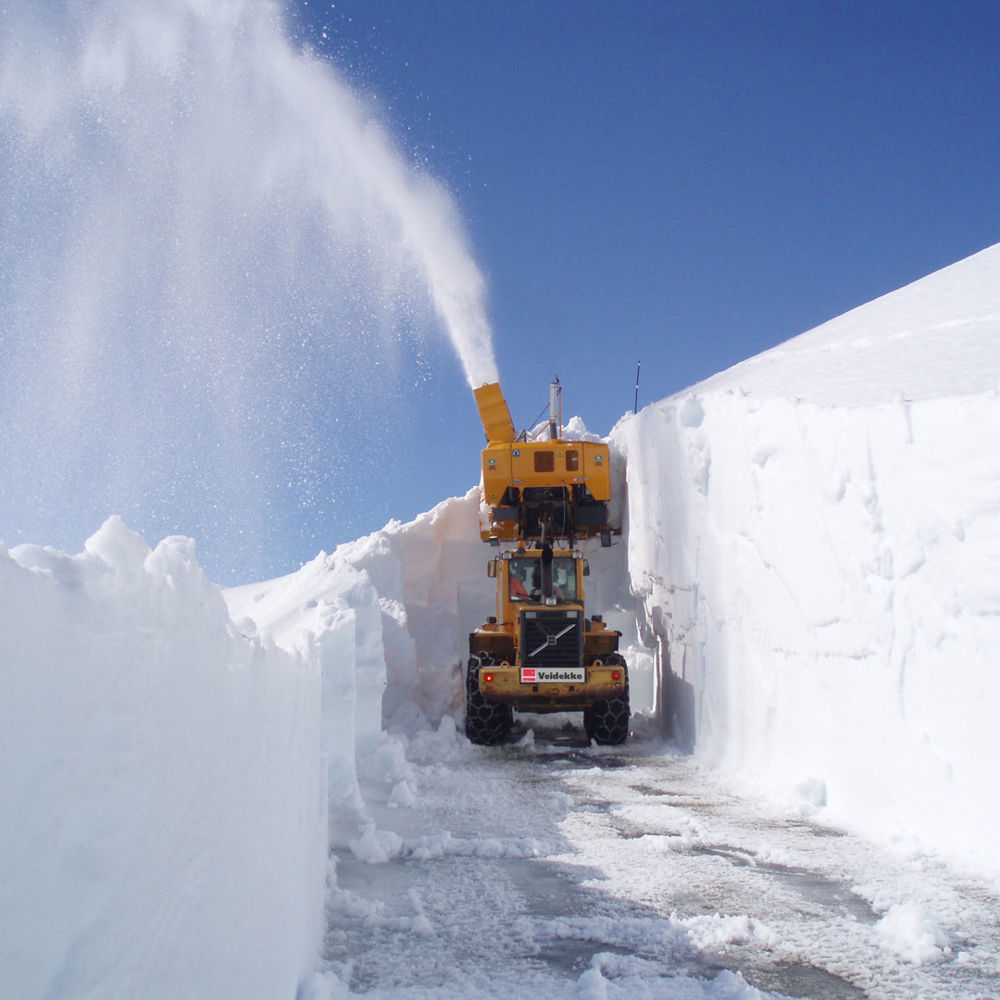 Illustrasjonsbilde snørydding