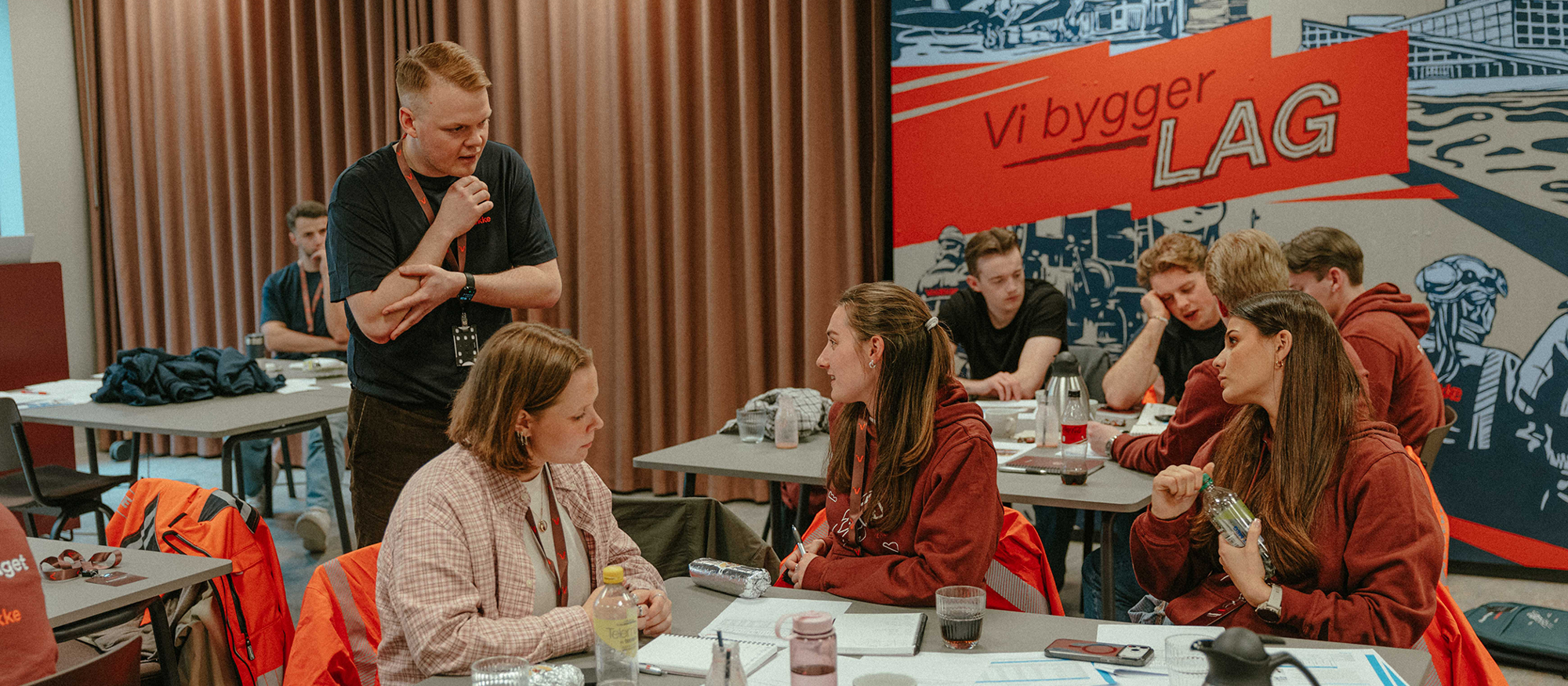 Veidekkes fremtidslag 2026. Gruppebilde. Foto.