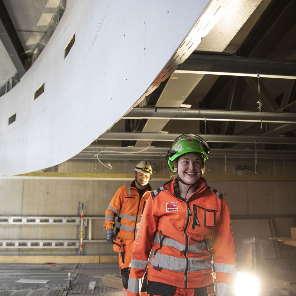 Veidekke baner vei gjennom en eksisterende tunnel for Bybanen i Bergen.