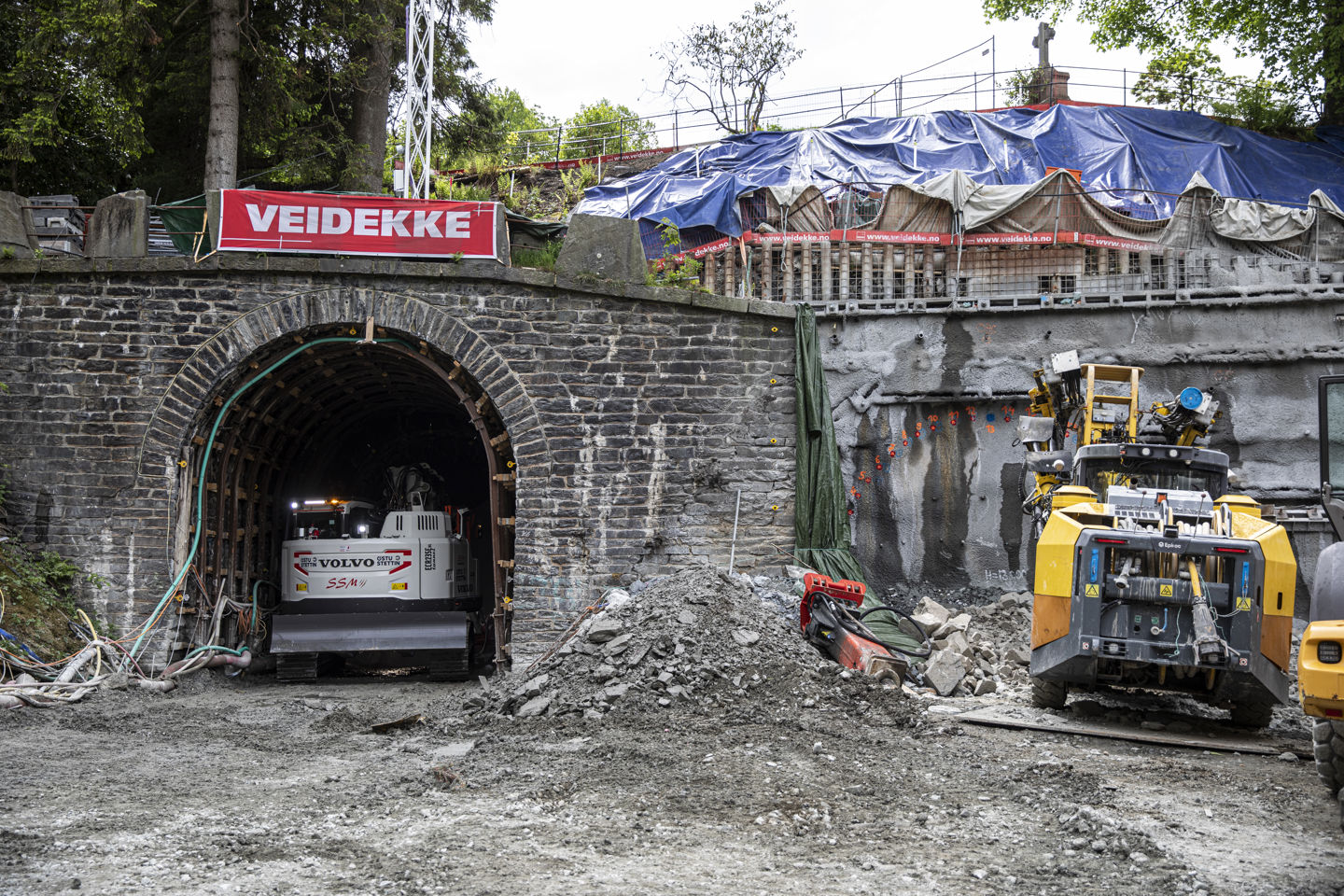 Bruk av eksisterende tunnel på Bybanen-prosjektet.