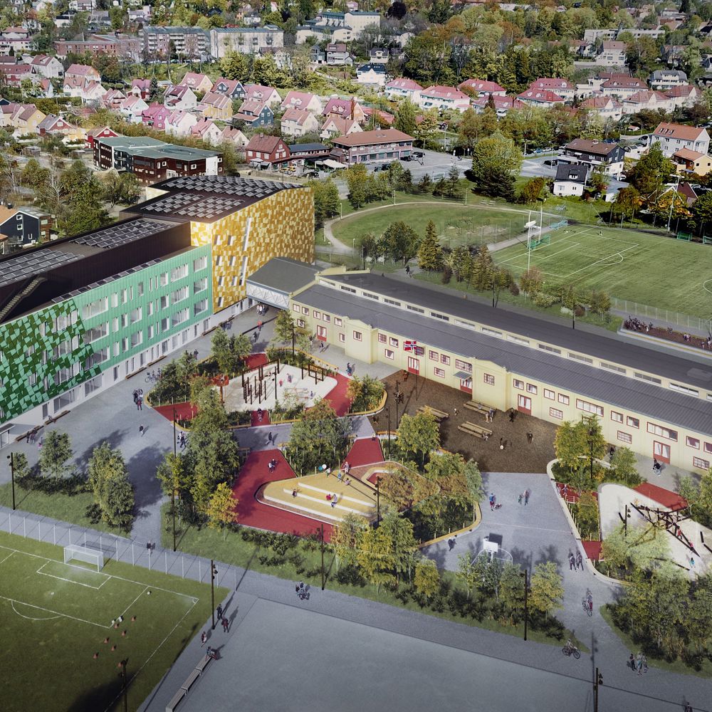 Voldsløkka skole i Oslo.